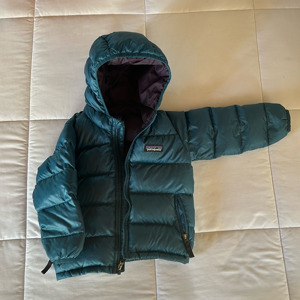 Patagonia toddler winter jacket.  Blue 12-18 months.